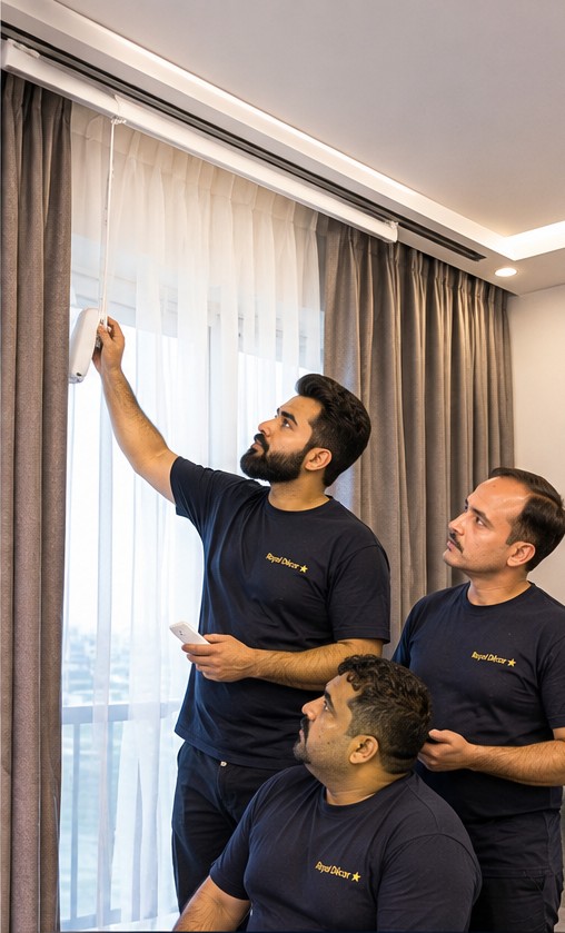 تركيب ستائر تعمل بالتحكم عن بُعد